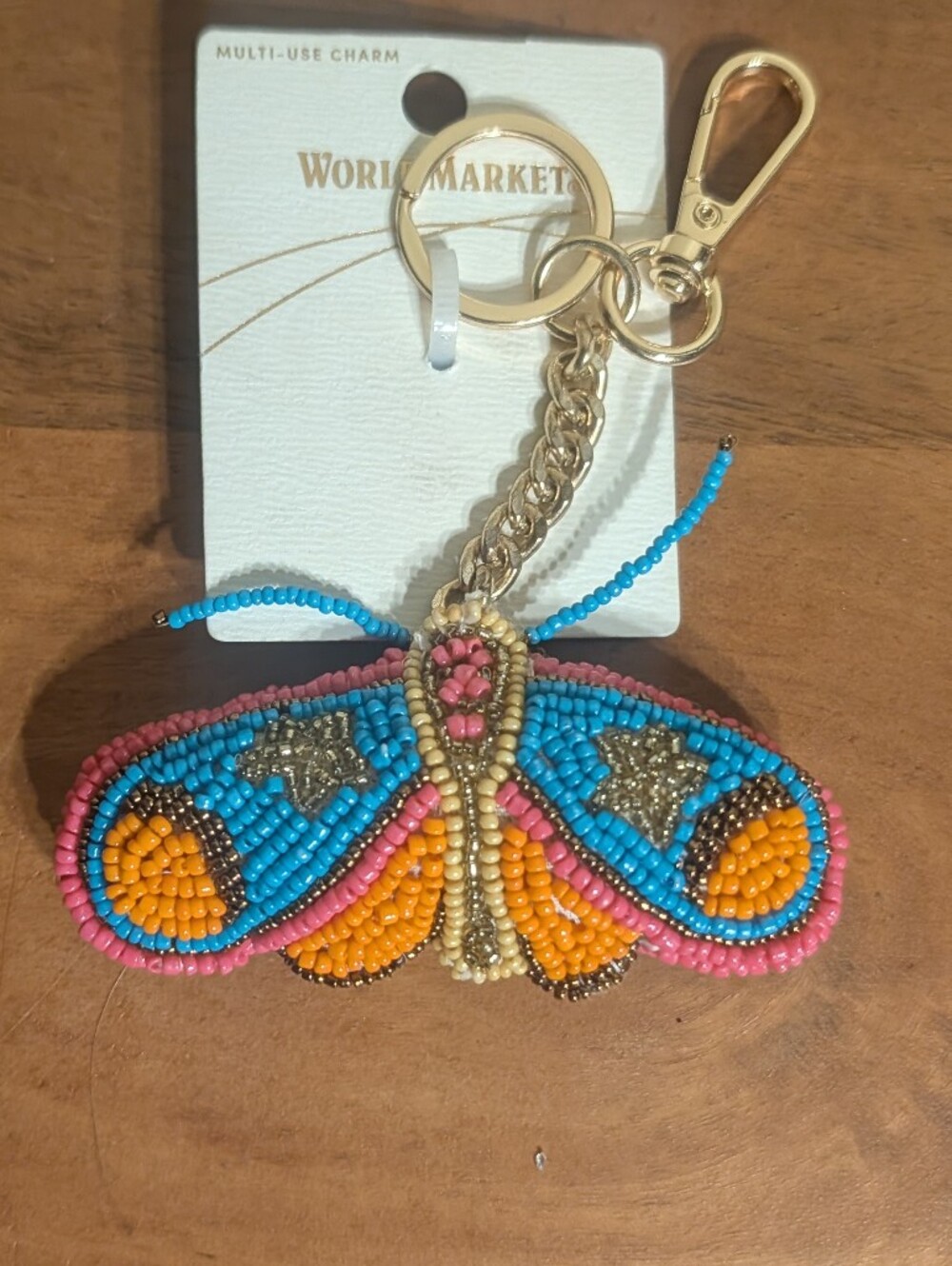Hand Beaded Bag Charm Lot; 10pcs From World Market - Picture 8 of 16